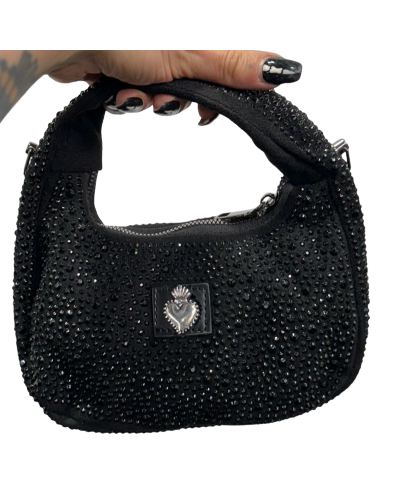 BOLSO SACRED BLACK GLITTER|LA OVEJA NEGRA SHOP.