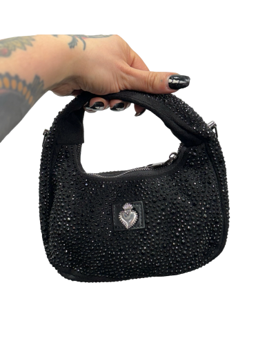 BOLSO SACRED BLACK GLITTER|LA OVEJA NEGRA SHOP.