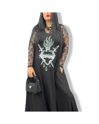 VESTIDO LARGO TOCK IS MU SOUL|LA OVEJA NEGRA SHOP|DARK SHEEPS.