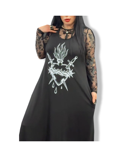 VESTIDO LARGO TOCK IS MU SOUL|LA OVEJA NEGRA SHOP|DARK SHEEPS.