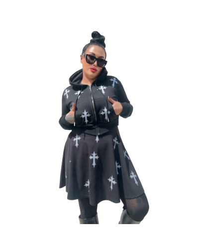 BOMBER GOTH CROSS|LA OVEJA NEGRA SHOP.