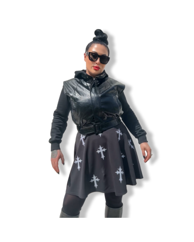 CHALECO RETRO MINA|LA OVEJA NEGRA SHOP.