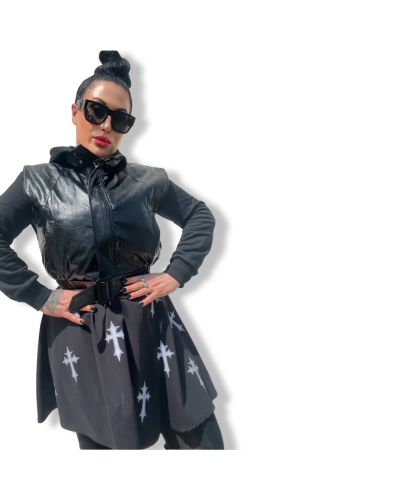 CHALECO RETRO MINA|LA OVEJA NEGRA SHOP.