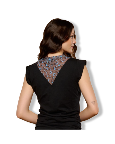 CAMISETA BLACK GENETTA MINUETO|LA OVEJA NEGRA SHOP.