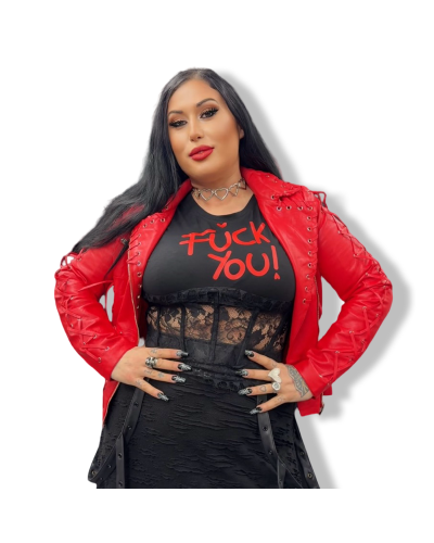 CAMI CORSET FUCK YOU|DARK SHEEPS|LA OVEJA NEGRA SHOP.