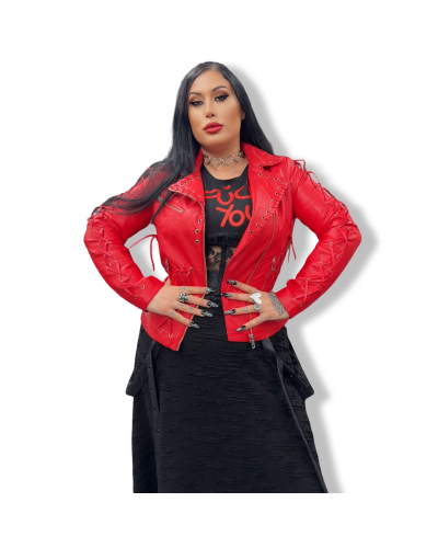 BIKER ACORSETADA KATYA |LA OVEJA NEGRA SHOP.