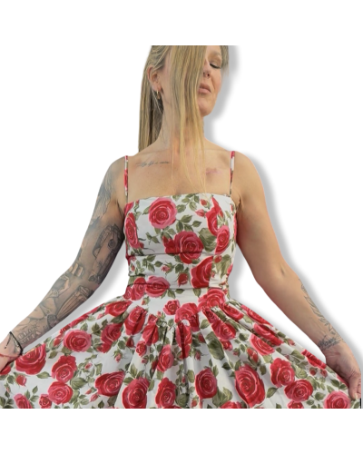 VESIDO VINTAGE LARGO GRETA GARDEN|LA Oveja Negra Shop.