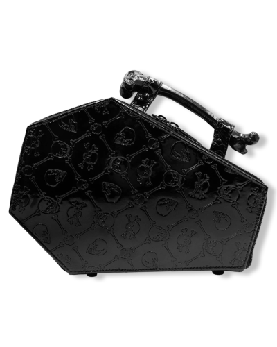 BOLSO SKULLLMCROSSBONE COFFIN PURSE|LA OVEJA NEGRA SHOP KREEPSVILLE 666