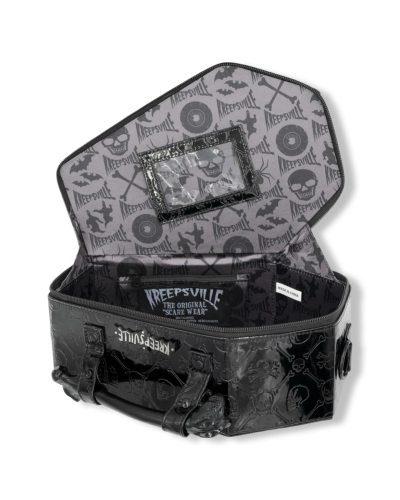 BOLSO SKULLLMCROSSBONE COFFIN PURSE|LA OVEJA NEGRA SHOP KREEPSVILLE 666