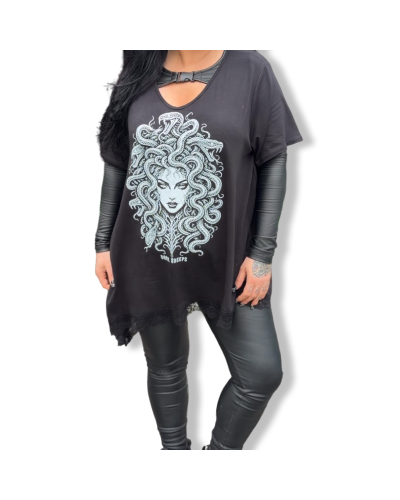 CAMISETA TÙNICA MEDUSA|DARK SHEEPS|LA OVEJA NEGRA SHOP.