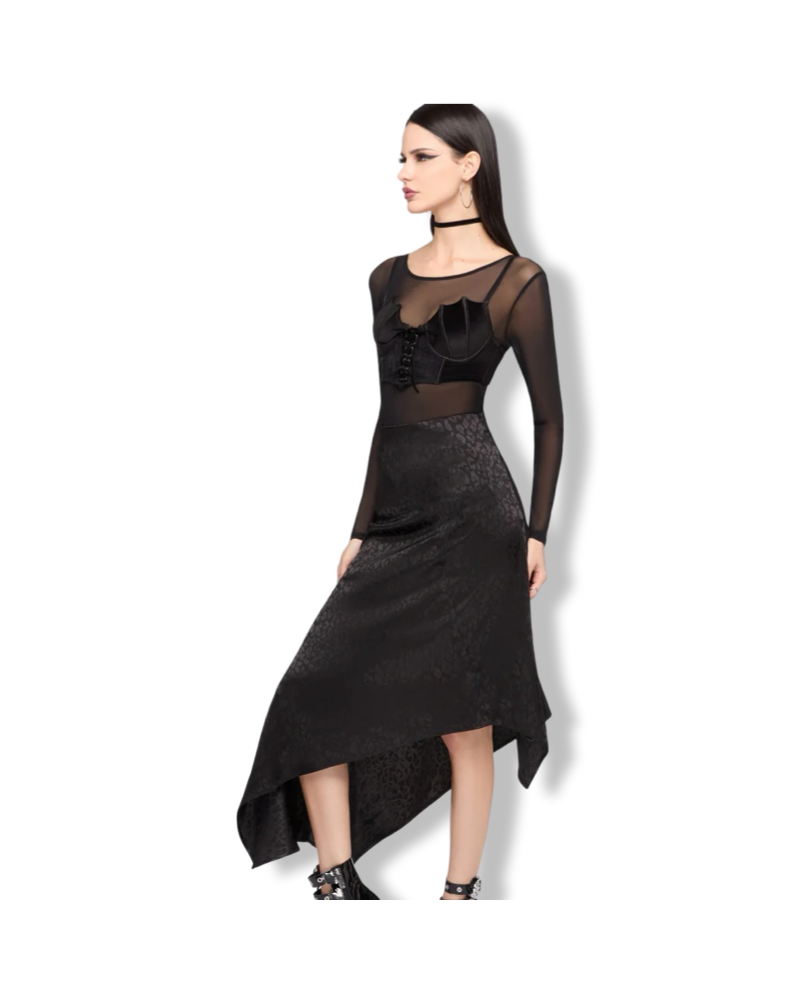 FALDA  NOVA ASYMMETRIC|LA OVEJA NEGRA SHOP|KILLSTAR.