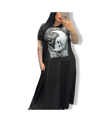 VESTIDO TAROT THE MOON|LA OVEJA NEGRA SHOP|DARK SHEEPS.