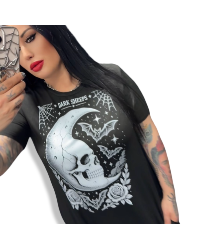 VESTIDO TAROT THE MOON|LA OVEJA NEGRA SHOP|DARK SHEEPS.