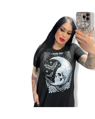 VESTIDO TAROT THE MOON|LA OVEJA NEGRA SHOP|DARK SHEEPS.