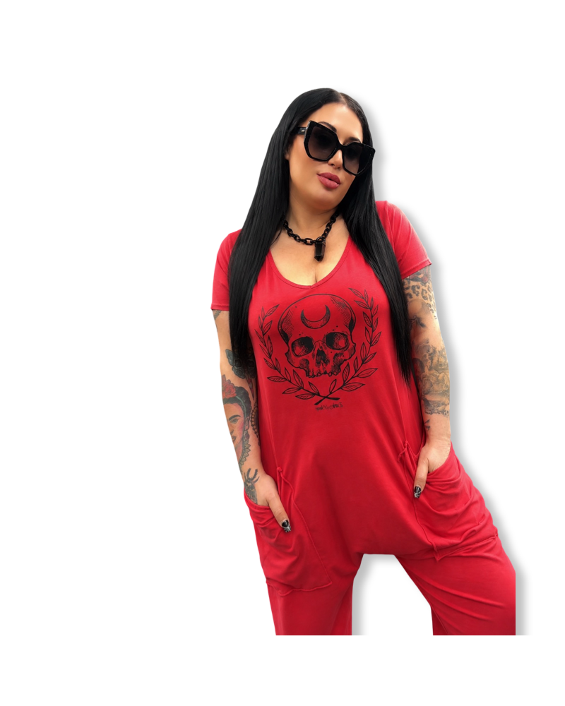 VESTIDO TAROT THE MOON|LA OVEJA NEGRA SHOP|DARK SHEEPS.