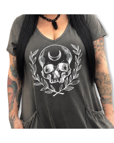VESTIDO TAROT THE MOON|LA OVEJA NEGRA SHOP|DARK SHEEPS.