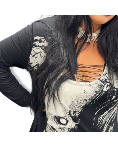 COLLAR SKULL WHITE |LA Oveja Negra Shop|KREEPSVILLE.