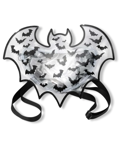 BAT SHAPED CLEAR VINYL BACKPACK KREEPSVILLE 666|LA OVEJA NEGRA SHOP.