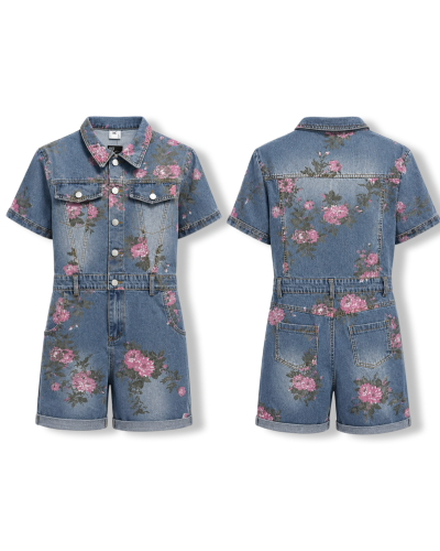 MONO VINTAGE FLORAL TEJANO|LA Oveja Negra SHOP.