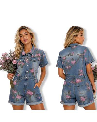 MONO VINTAGE FLORAL TEJANO|LA Oveja Negra SHOP.