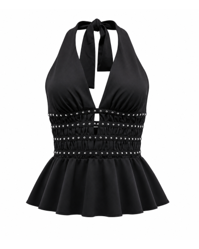 TOP TACHUELAS BONNIE|LA OVEJA NEGRA SHOP.