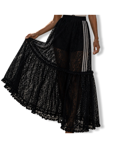 FALDA RETO CHIC ENCAJE|LA OVEJA NEGRA SHOP.