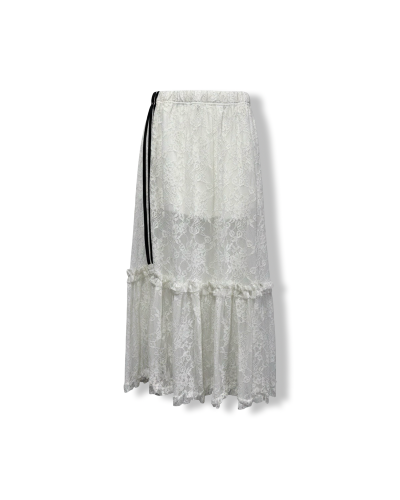 FALDA RETO CHIC ENCAJE|LA OVEJA NEGRA SHOP.