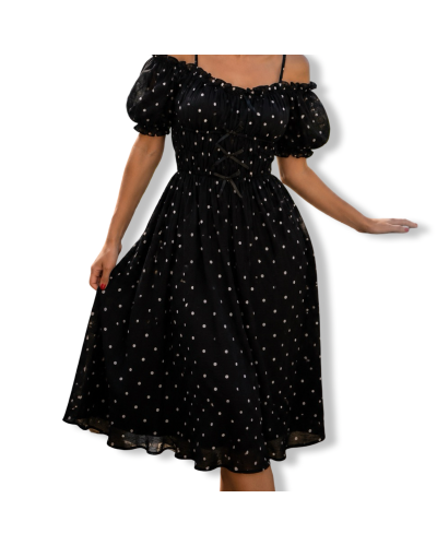 VESTIDO VINTAGE POLKA DOT.