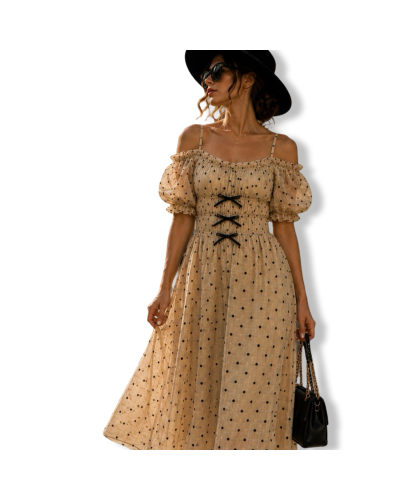 VESTIDO VINTAGE POLKA DOT.