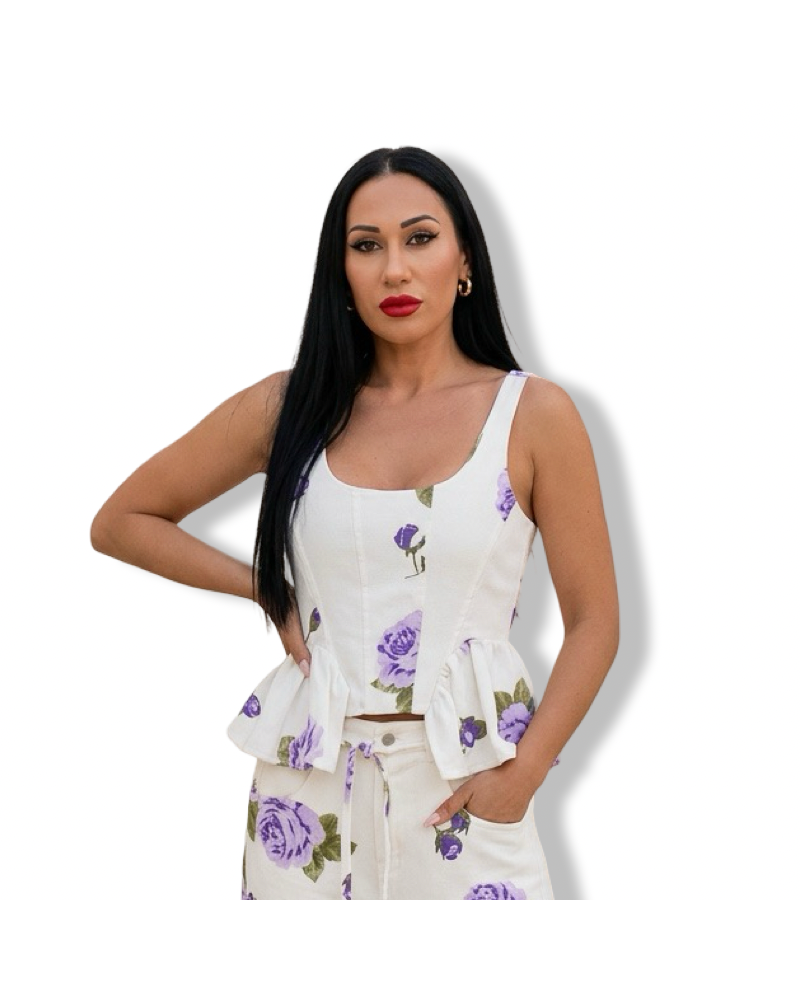 TOP LULU LILAC|LA OVEJA NEGRA SHOP.