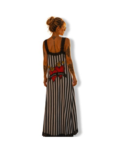 VESTIDO LENCERO MUCHO AMOR |LA OVEJA NEGRA SHOP.