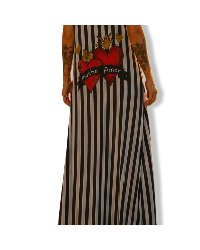 VESTIDO LENCERO MUCHO AMOR |LA OVEJA NEGRA SHOP.