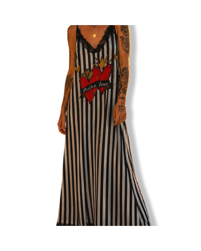 VESTIDO LENCERO MUCHO AMOR |LA OVEJA NEGRA SHOP.