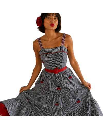 VESTIDO VINTAGE CHERRY LOVE.