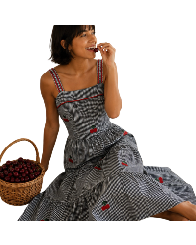 VESTIDO VINTAGE CHERRY LOVE.