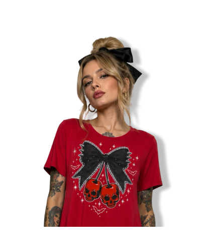VESTIDO LADY RED CHERRY|LA Oveja Negra SHOP|DARK SHEEPS.
