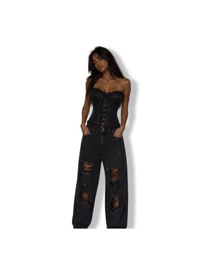 Pantalòn boyfriend roto|La Oveja Negra Shop.