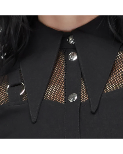VESTIDO JOVANA COLLAR|KILLSTAR|LA OVEJA NEGRA SHOP.