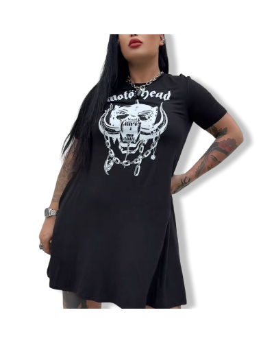 VESTIDO CORTO MÖTORHEAD|LA OVEJA NEGRA SHOP|DARK SHEEPS.