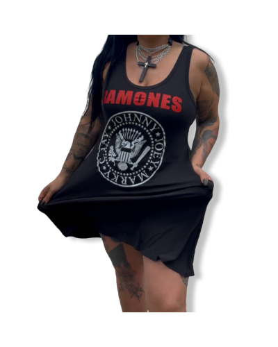 VESTIDO CORTO RAMONES|LA OVEJA NEGRA SHOP|DARK SHEEPS.