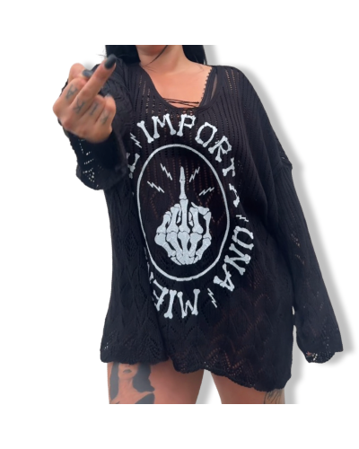 SWEATER ME IMPORTA UNA MIERDA|LA OVEJA NEGRA SHOP.
