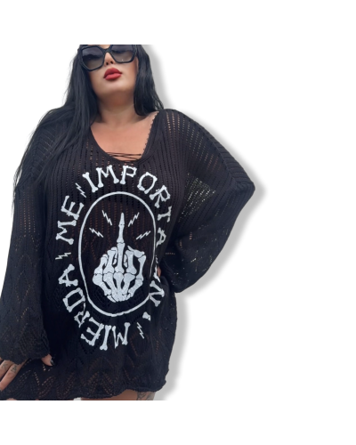 SWEATER ME IMPORTA UNA MIERDA|LA OVEJA NEGRA SHOP.