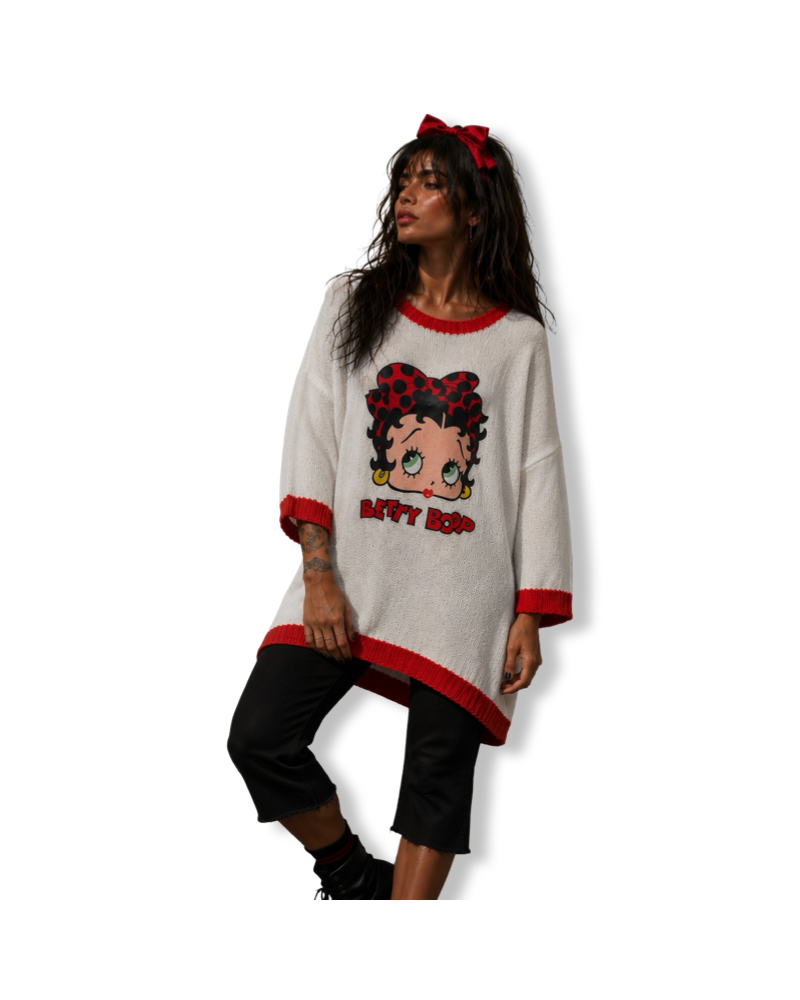 SWEATER BETTY BOOP OVERSIZE.
