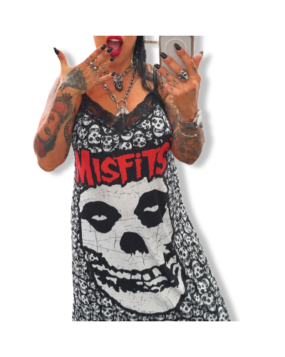 VESTIDO LENCERO MISFITS|LAOVEJA NEGRA SHOP.