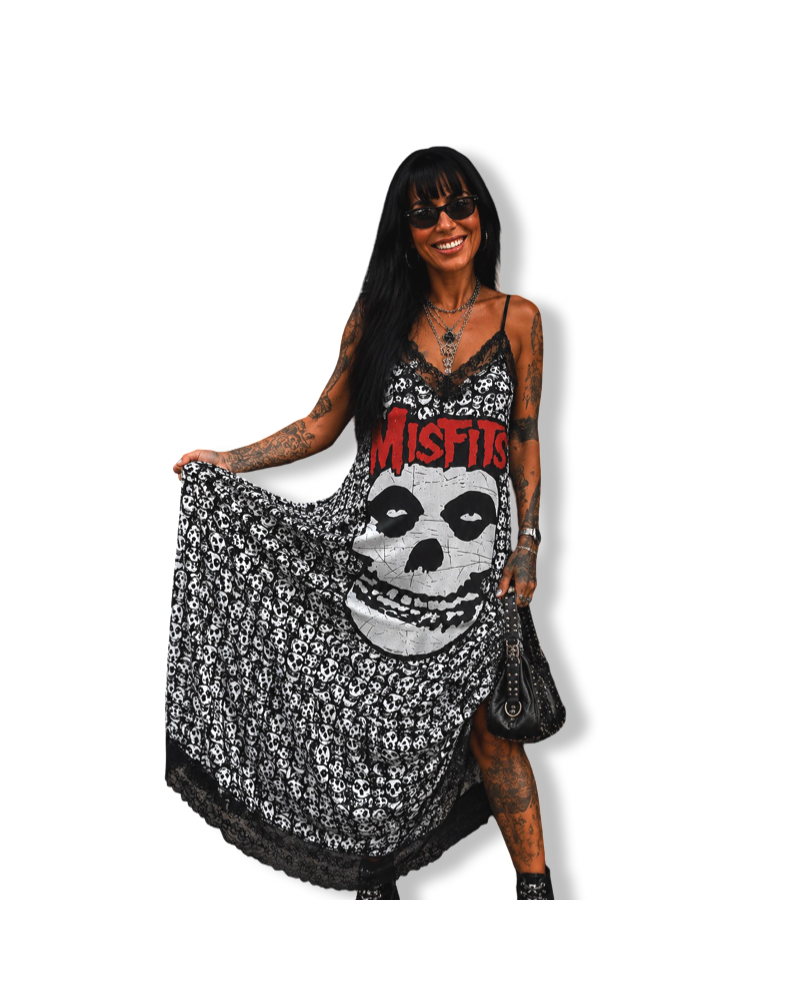 VESTIDO LENCERO MISFITS|LAOVEJA NEGRA SHOP.
