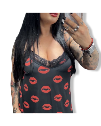 VESTIDO LENCERO VAMP|LAOVEJA NEGRA SHOP.