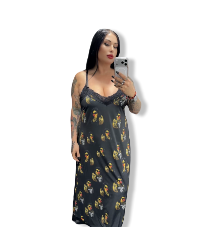 VESTIDO LENCERO PATO´LA VIDA|LAOVEJA NEGRA SHOP.