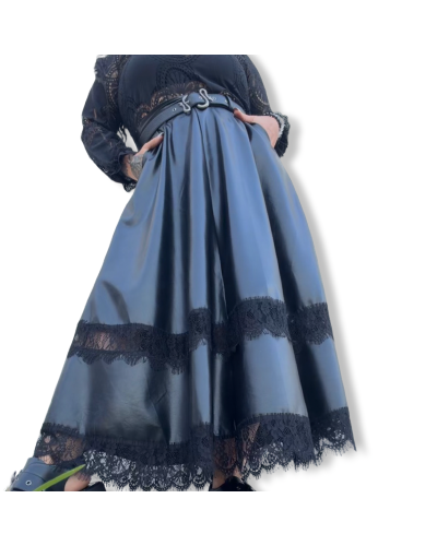 FALDA LARGA HÈCATE| LA OVEJA NEGRA SHOP.
