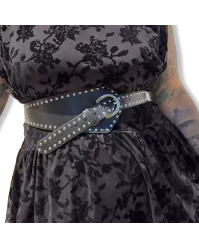 CINTURÒN TACHAS DESIGUAL|LA OVEJA NEGRA SHOP.