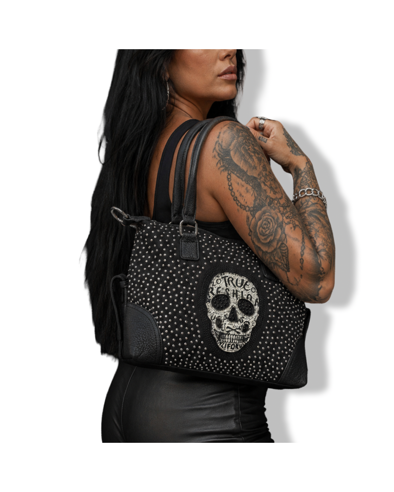 BOLSO BOWLING SKULL STRASS|LA OVEJA NEGRA SHOP.